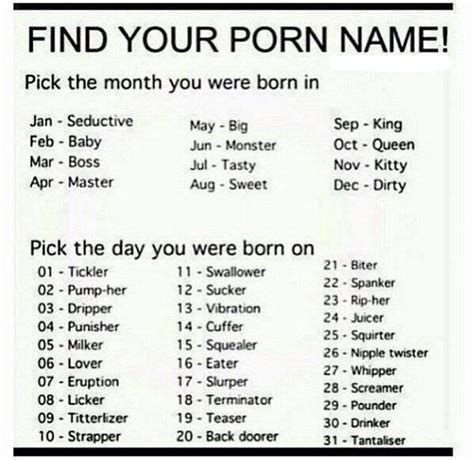 porn name|Porn Star Name Generator .